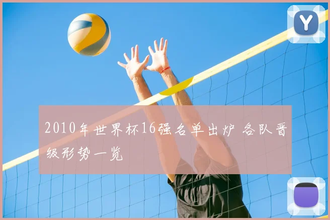 2010年世界杯16强名单出炉 各队晋级形势一览